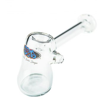 Jerome Baker Designs Clear Boy Hammer Hand Pipe | side view 1