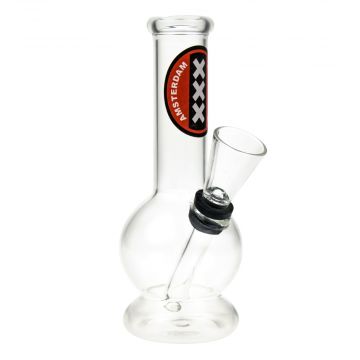 Glass Amsterdam XXX Bubble Base Mini Bong