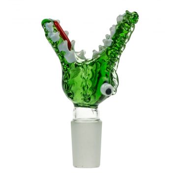 Glass-on-Glass Crocodile Bowl | 18.8 mm 