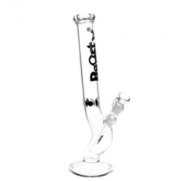 Boost Pro Flash Glass Ice Bong - Black