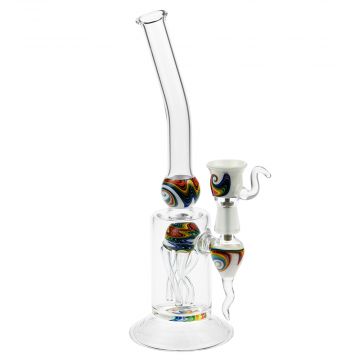 EHLE. glass Limited Edition Medusa Rainbow vapor bong - Side view 1