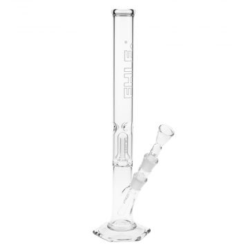 EHLE. glass Single Dome Perc Ice Bong with Hexagonal Foot - Side view 1