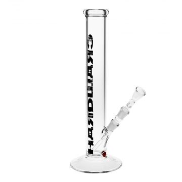 EHLE. glass Hardware#1 Straight Bong with Round Foot 14.5 mm - Side view 1