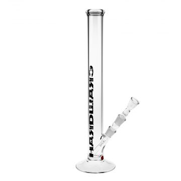 EHLE. glass Hardware#3 Bent Bong with Round Foot 18.8 mm - Side view 1