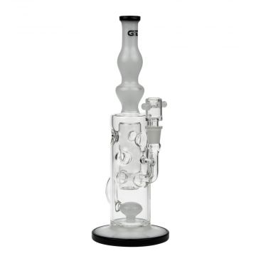 Grace Glass Recycler Bong with Inline Perc - Side view 1