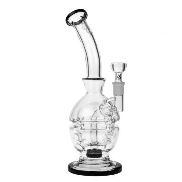 WS Black Druid Recycler Bong - Side view 1