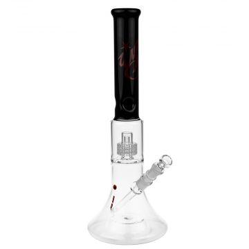 WS Black Enterprise Drum Dome Perc Beaker Ice Bong - Side view 1