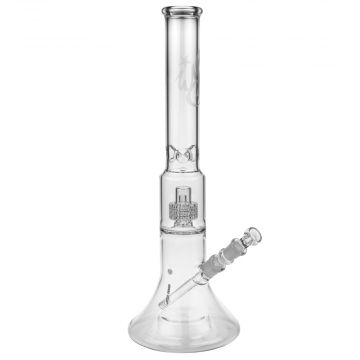 WS Clear Enterprise Drum Dome Perc  Beaker Ice Bong - Side view 1