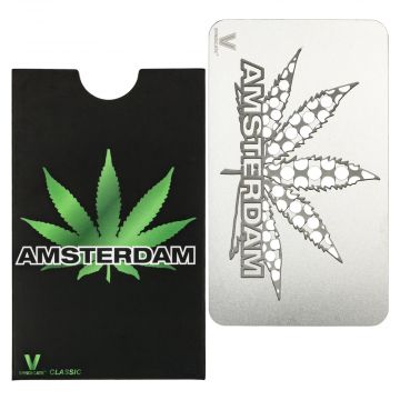 V Syndicate Amsterdam Hemp Leaf Grinder Card