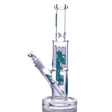 Medicali Glass Straight Ice Bong with 8- Arm Tree Perc  | 12 Inch
