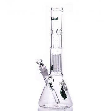 Medicali Glass 8- Arm Tree Perc Beaker Ice Bong | 14 Inch