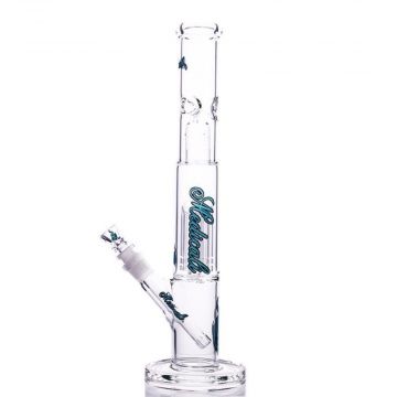 Medicali Glass Straight Ice Bong with 8- Arm Tree Perc  | 14 Inch