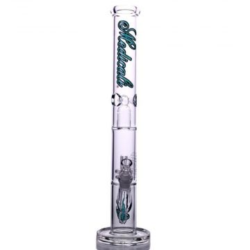 Medicali Glass Straight Ice Bong with Showerhead Perc | 18 Inch
