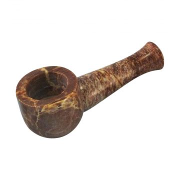 Small Natural Marble Stone Pipe