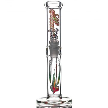 Medicali Glass 38 Mil Straight Cylinder Ice Bong | 10 Inch 