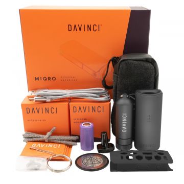 DaVinci Miqro Dry Herb Vaporizer | Explorer Kit | Onyx