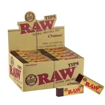 RAW Natural Unrefined Tips - 50 Pack Bulk