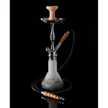 Kaya Shisha - Hookah Pipe – Frosted Black Nest