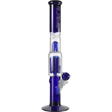 Blaze Glass - Premium 6-arm Perc Cylinder Ice Bong - Blue