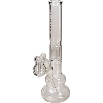 Blaze Glass - Percolator Bong Clear with Ashcatcher