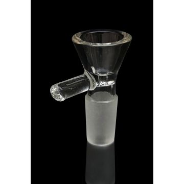 Crystal Glass Funnel Bowl with Handle