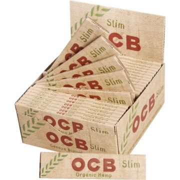 OCB King Size Organic Hemp Slim Rolling Papers - Single Pack