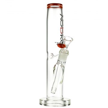 Vodka Glass Mellow Wolf Straight Ice Bong | Red - Side View 1