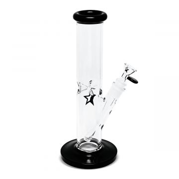 Famous X Straight Ice Bong | 12 Inch | side view 1