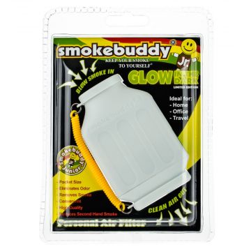 Smokebuddy Junior Personal Air Filter | Glow in the Dark | White