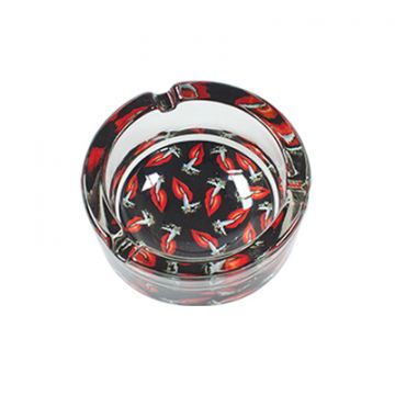 Glass Ashtray - Hotlips