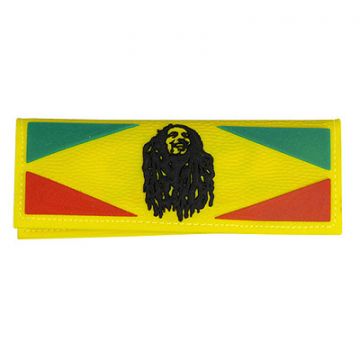 Plastic wallet rasta/Bob design 1 1/4 paper