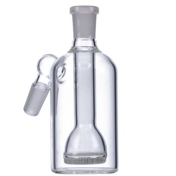 Glass Precooler with Honeycomb Perc | 14.5mm | 45 Degree | Side view 1