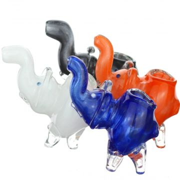 DHC Assorted Solid Tiny Elephant Pipe