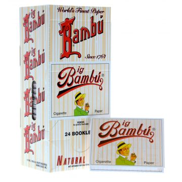 Bambu - Big Bambu Rolling Papers - Box of 24 Packs 