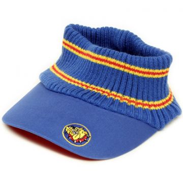 The Bulldog Amsterdam - Blue Knit Visor Cap