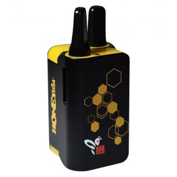 Honey Stick BeeMaster Twin Double Cartridge Vaporizer | With both mouthpieces