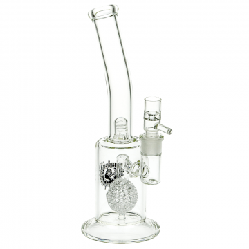 Black Leaf - Bird Cage Glass Bong with Cage Percolator & Splashguard 