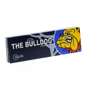 The Bulldog Amsterdam - Black 1 1/4 Hemp Rolling Papers - Single Pack