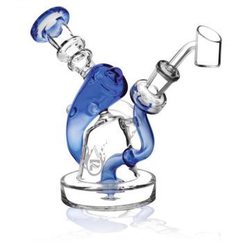 Pulsar Inception Mini Vortex Recycler Rig | Blue