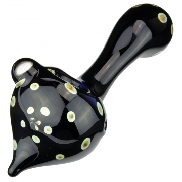 Droop style Sherlock Fumed with Colored Base - Black 