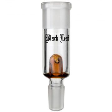 Black Leaf Carbon Filter Adapter with Colored Glass Dome Diffuser | 14.5mm