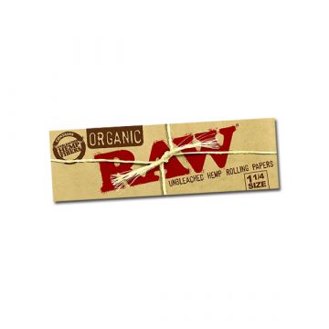 RAW Organic Regular Size Slim Hemp Rolling Papers - Box of 24 Packs