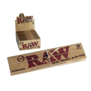 RAW Natural King Size Slim Hemp Rolling Papers - Single Pack