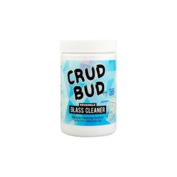 Crud Bud Reusable 16.9oz Glass Cleaner | Front view