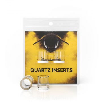 Honeybee Herb Quartz Cup Inserts | 2 Pack