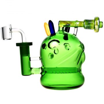 Cyberpunk Future Oil Dab Rig | 5.5 Inch |Green