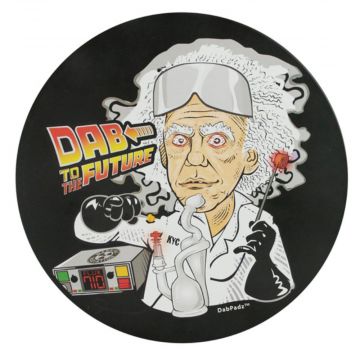 Round Dab Mat - Dab to the Future