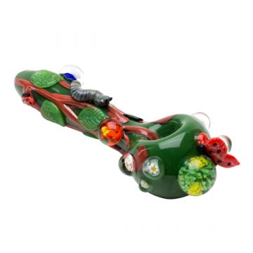 Empire Glassworks Garden Critters Glass Spoon Pipe 