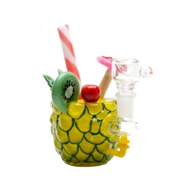 Empire Glassworks Pineapple Paradise Bubbler