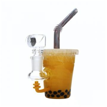 Empire Glassworks Boba Mini Bubbler | Thai Tea 